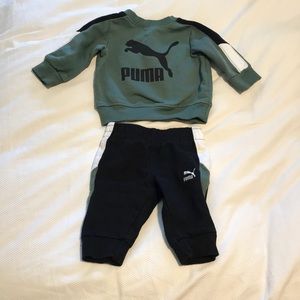 Baby puma sweatsuit